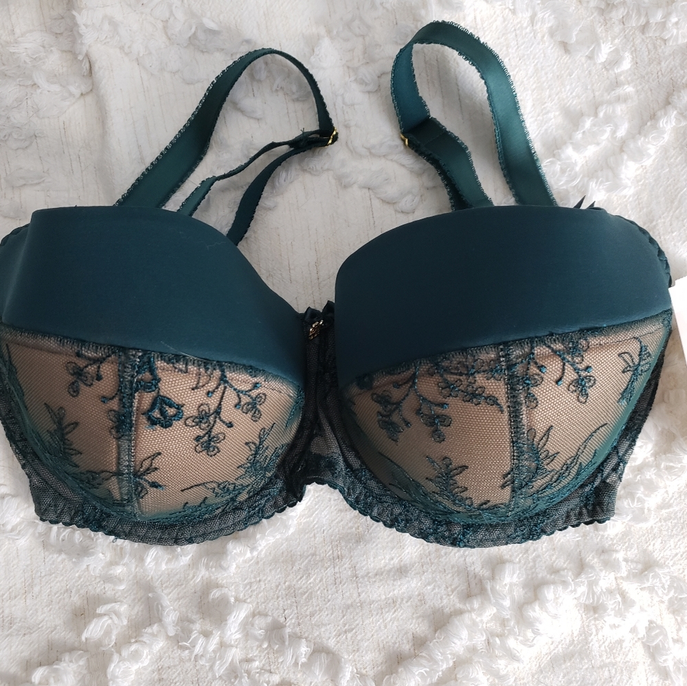 GAIA Julia Padded Full Cup Bra NWT 70F 32E 32DDD